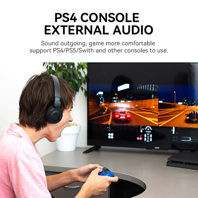 VegGieg USB Sound Card Adapter | External Audio Interface | 3.5mm Jack & Mic Ports | Plug & Play