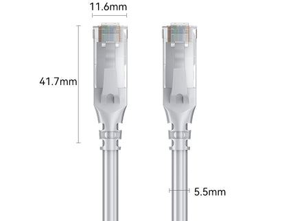 VegGieg CAT6e RJ45 Patch Cord | UTP LAN Cable | CCA | 1Gbps | Flexible & Durable | 2m–30m