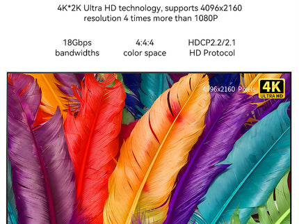 VegGieg V-H707 HDMI Active Optical Cable | 4K@60Hz | HDR | ARC | EDID | Gold-Plated | Long-Distance Fiber Connection | Durable & Reliable (25m, 30m)