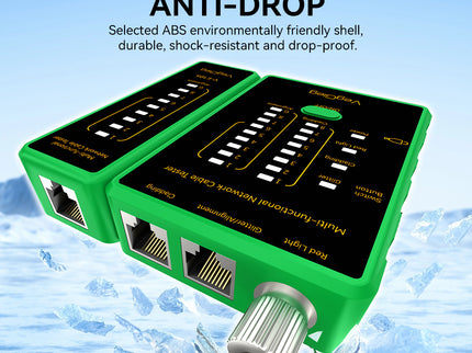VegGieg LAN & Fiber Tester | 10–12km VFL | PoE, Cladding, Shield Detection | Type-C Charging | Burn-Proof Network Cable Tester