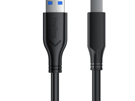 VegGieg USB 3.0 Printer Cable 3M & 5M | High-Speed USB A to Printer Cable with Multi-Layer Shielding