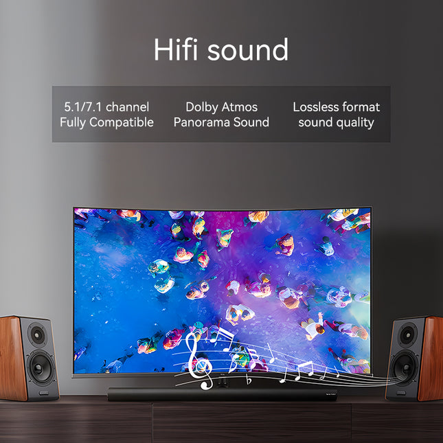 VegGieg V-H707 HDMI Active Optical Cable | 4K@60Hz | HDR | ARC | EDID | Gold-Plated | Long-Distance Fiber Connection | Durable & Reliable (25m, 30m)