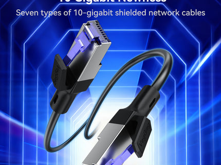 VegGieg Cat7 FTP Ethernet Cable 1M–10M | Fluke Tested 10Gbps Shielded RJ45 LAN Network Cable