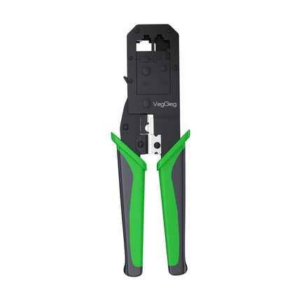 VegGieg Network 3in1 Crimping Tool | RJ45/RJ11/RJ12 Crimper | Cable Cutter & Stripper | Ethernet Tool for Network Installations