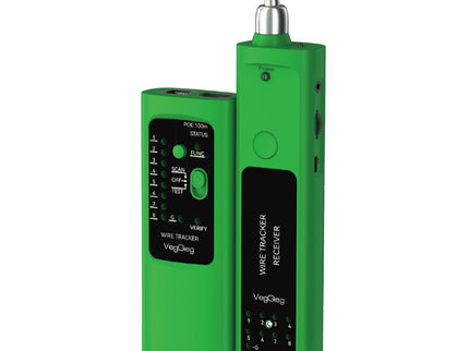 VegGieg Network Cable Tracker | Line Finder with Port Flashing & POE Support | RJ45 Cable Tester