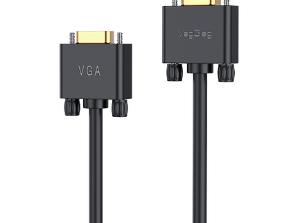 VegGieg V-V207 VGA Cable | 10m & 15m | Full HD 1080p | Multi-Layer Shielded | Double Magnetic Rings | 3+6 Core Design