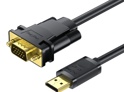 VegGieg DisplayPort (DP) to VGA Cable | 1080P @ 60Hz | DP to VGA Converter Cable for Monitor, Projector, TV | Plug & Play | 1.5M