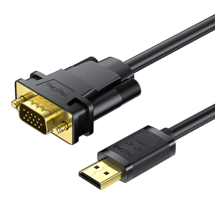 VegGieg DisplayPort (DP) to VGA Cable | 1080P @ 60Hz | DP to VGA Converter Cable for Monitor, Projector, TV | Plug & Play | 1.5M