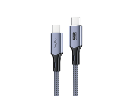 VegGieg V-U413 USB-C Gen 2 Cable | 100W PD Fast Charging | 8K@60Hz Display Output | 20Gbps Data Transfer | 3m & 5m Braided Durable Cable