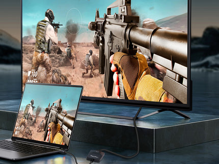 VegGieg V-Z616 Mini DisplayPort (Mini DP) to HDMI Adapter | 4K@30Hz UHD | Stable Signal Transmission | Plug & Play | Compact Converter