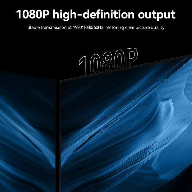 VegGieg HDMI to VGA Cable with Audio & USB Power | 1080P @ 60Hz | HDTV to VGA Converter Cable for Monitor, Projector, TV | 1.5M | Plug & Play