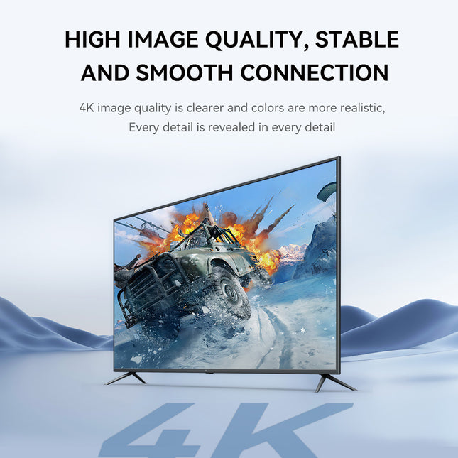 VegGieg DisplayPort (DP) to HDMI Adapter | 4K @ 30Hz | Gold-Plated Connector | Plug & Play | Compact Video Converter