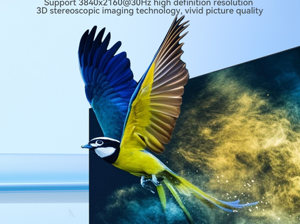 VegGieg 1x4 HDMI Splitter | 4K@30Hz Ultra HD Output | Multi-Screen HDMI Duplicator | Supports PS5, TV, Monitor, Projector, Fire Stick