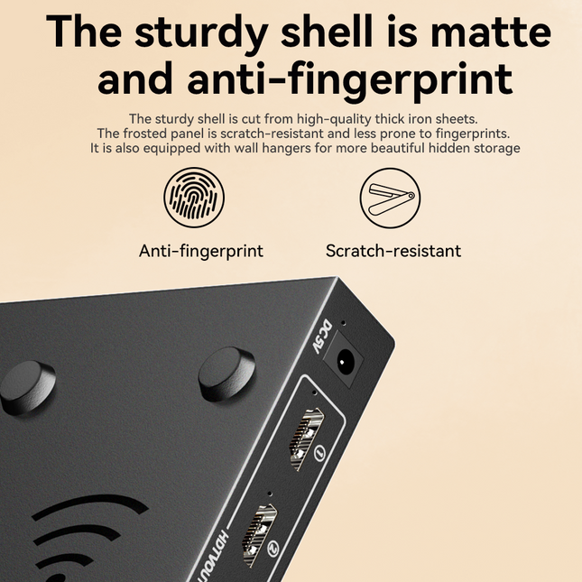 VegGieg 8 Port HDMI Splitter 1x8 | 4K@30Hz HDMI Splitter with HDR, 3D Support & Dolby Audio