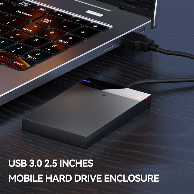 VegGieg V-GM01 & V-GM02 2.5" SATA HDD/SSD Enclosure | USB 3.0 & Type-C Models | 5Gbps High-Speed Transfer | Stylish & Sleek ABS Design