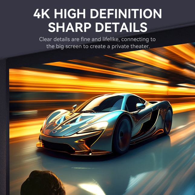 VegGieg Mini DisplayPort (Mini DP) to HDMI Cable | 4K @ 30Hz | mDP to HDMI Converter for MacBook, Surface, Laptop to Monitor, TV, Projector | Plug & Play