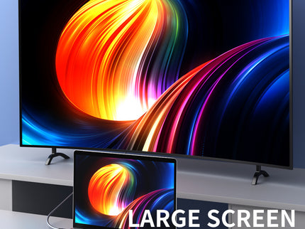 VegGieg USB Type-C to HDMI Cable | 4K@60Hz UHD Output | 2M Braided Video Cable for MacBook, iPad, Samsung, and More