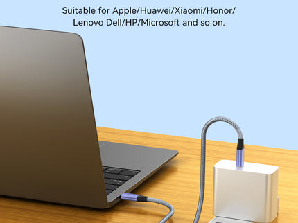 VegGieg V-H921 USB-C to USB-C Cable | 100W PD Fast Charging | 4K Display Output | 10Gbps Data Transfer | 2m Braided Durable Cable