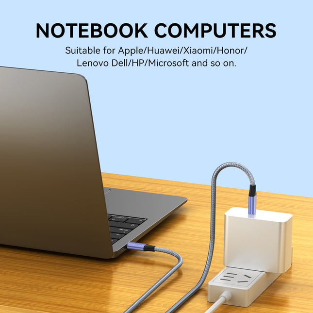 VegGieg V-H921 USB-C to USB-C Cable | 100W PD Fast Charging | 4K Display Output | 10Gbps Data Transfer | 2m Braided Durable Cable