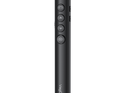 VegGieg V-LP003 Wireless Presenter with Laser Pointer | 2.4GHz | Plug & Play USB Receiver | 100M Range | Slide Control & Screen Blackout