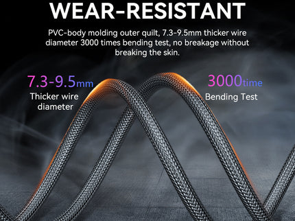 VegGieg V-H402 HDMI 2.1 Ultra High-Speed Cable | 8K@60Hz | 4K@120Hz | 48Gbps | VRR, QFT, ALLM | Gold-Plated | Durable & Reliable (1.5m, 3m, 5m)