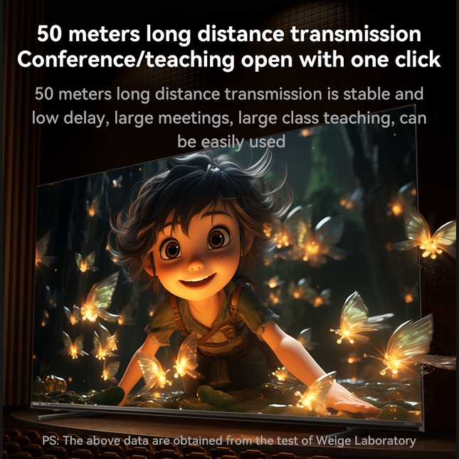 VegGieg Wireless HDMI Extender 50M | 1080P@60Hz Dual Band 2.4G/5G HDMI Transmitter & Receiver