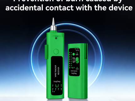 VegGieg Network Cable Tracker | Line Finder with Port Flashing & POE Support | RJ45 Cable Tester