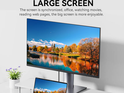 VegGieg Mini DisplayPort (Mini DP) to HDMI Cable | 4K @ 30Hz | mDP to HDMI Converter for MacBook, Surface, Laptop to Monitor, TV, Projector | Plug & Play