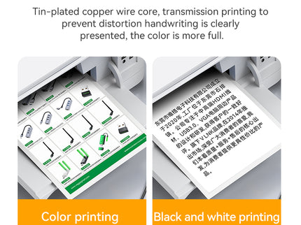 VegGieg USB to USB-B Printer Cable | High-Speed Printing | 10–15M Long Distance Support | Shielded, Durable, Plug & Play