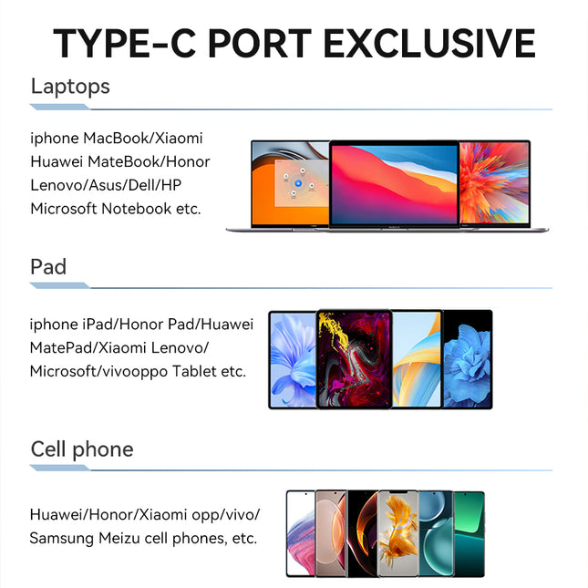 VegGieg Type-C to HDMI Adapter | 4K @ 60Hz | USB-C to HDMI Converter for Laptop, MacBook, iPad, Android Phone | Plug & Play | Aluminum Alloy