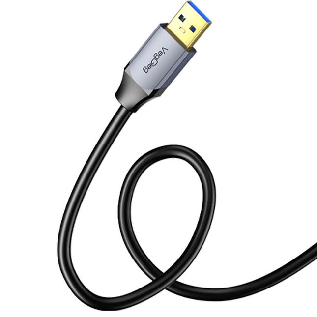 VegGieg V-U330 USB 3.0 Active Extension Cable | 5Gbps High-Speed | 15m–30m Long-Distance Signal Booster | Triple Shielded, Plug & Play
