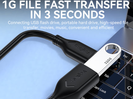 VegGieg V-U315 USB 3.0 Extension Cable | High-Speed 5Gbps USB-A Male to Female | Durable & Shielded | Plug & Play for PC, Laptop, USB Devices