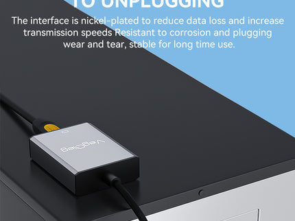 VegGieg USB 3.0 to HDMI Adapter | 1080P @ 60Hz | USB to HDMI Video Converter for Laptop, Desktop, Projector, TV | Plug & Play | Dual Display Modes