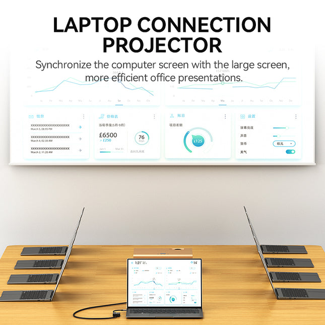 VegGieg Type-C to VGA Adapter | 1080P @ 60Hz | USB-C to VGA Converter for Laptop, MacBook, iPad, Android Phone | Plug & Play | Aluminum Alloy