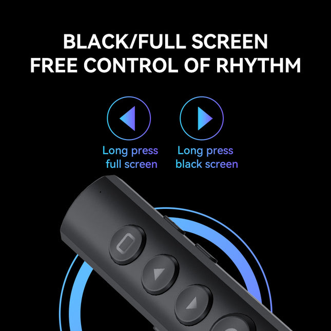 VegGieg V-LP003 Wireless Presenter with Laser Pointer | 2.4GHz | Plug & Play USB Receiver | 100M Range | Slide Control & Screen Blackout