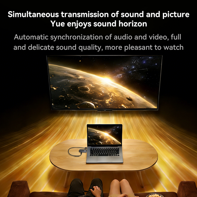 VegGieg Wireless HDMI Extender 50M | 1080P@60Hz Dual Band 2.4G/5G HDMI Transmitter & Receiver