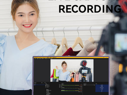 VegGieg USB/Type-C Video Capture Card | 4K Input, 1080P Recording | HDMI Game Capture for PS4/PS5/Switch | Live Streaming Compatible with OBS & More