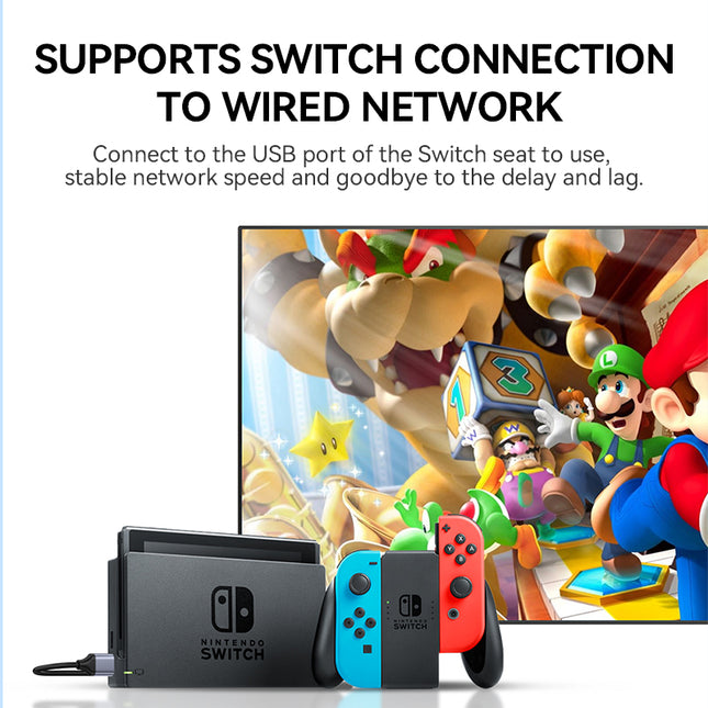 VegGieg USB to Ethernet Adapter | 100Mbps & 1000Mbps | Alloy Shell | Plug & Play | USB 2.0/3.0 Support