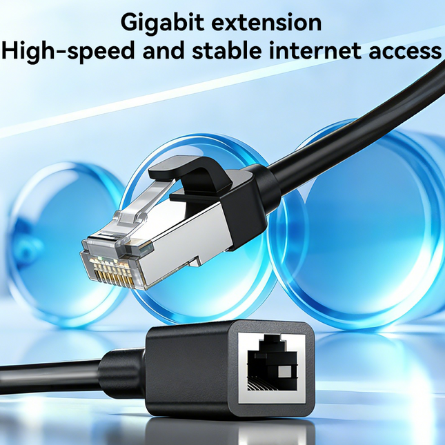 VegGieg Cat6 FTP Ethernet Extension Cable 0.5M & 1M | Fluke Tested High-Speed LAN Patch Cord for Stable Network