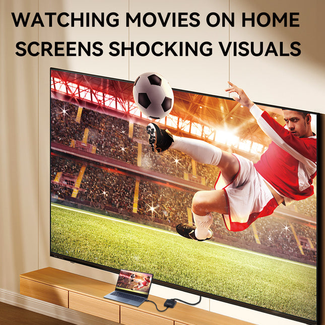 VegGieg DisplayPort (DP) to HDMI Adapter | 4K @ 30Hz | Gold-Plated Connector | Plug & Play | Compact Video Converter