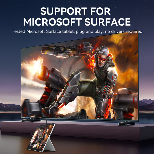 VegGieg Mini DisplayPort (Mini DP) to HDMI Cable | 4K @ 30Hz | mDP to HDMI Converter for MacBook, Surface, Laptop to Monitor, TV, Projector | Plug & Play