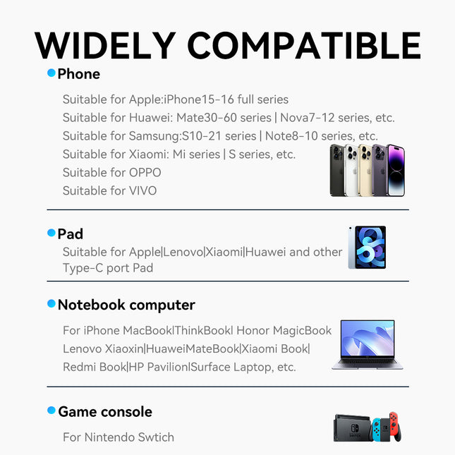 VegGieg USB-C to USB-C 100W PD Fast Charging Cable | 1.2m Braided | 5A E-Marker Chip | 480Mbps Data Transfer | CarPlay & Android Auto Compatible