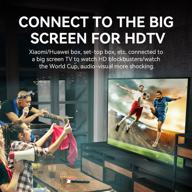 VegGieg HDMI 2.0 High-Speed 4K@60Hz Cable with Gold-Plated Connectors