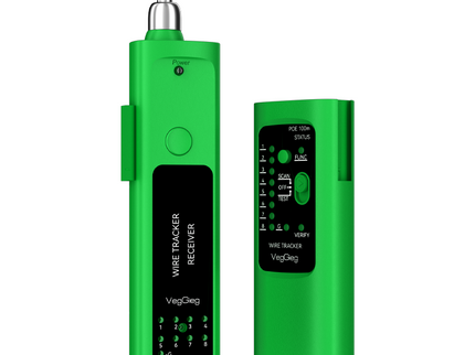 VegGieg Network Cable Tracker | Line Finder with Port Flashing & POE Support | RJ45 Cable Tester