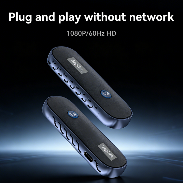 VegGieg Wireless HDMI Extender 50M | 1080P@60Hz Dual Band 2.4G/5G HDMI Transmitter & Receiver