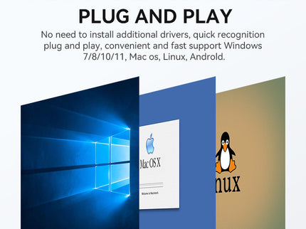 VegGieg USB Sound Card Adapter | External Audio Interface | 3.5mm Jack & Mic Ports | Plug & Play