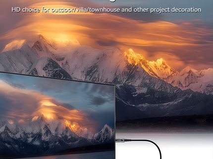 VegGieg V-H707 HDMI Active Optical Cable | 4K@60Hz | HDR | ARC | EDID | Gold-Plated | Long-Distance Fiber Connection | Durable & Reliable (25m, 30m)