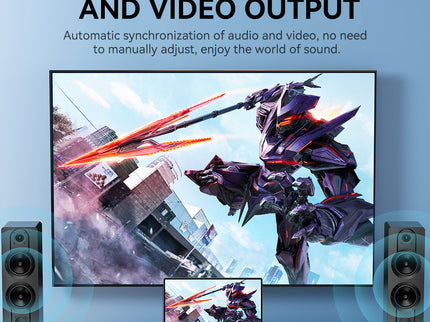 VegGieg Mini DisplayPort (Mini DP) to HDMI Cable | 4K @ 30Hz | mDP to HDMI Converter for MacBook, Surface, Laptop to Monitor, TV, Projector | Plug & Play