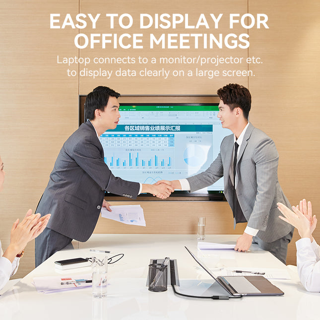 VegGieg Type-C to HDMI Adapter | 4K @ 60Hz | USB-C to HDMI Converter for Laptop, MacBook, iPad, Android Phone | Plug & Play | Aluminum Alloy