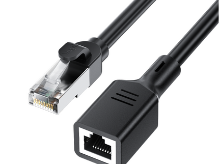 VegGieg Cat6 FTP Ethernet Extension Cable 0.5M & 1M | Fluke Tested High-Speed LAN Patch Cord for Stable Network
